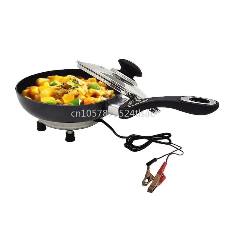 Padella solare 12/24 V CC Rivestimenti antiaderenti Alimentata con batteria