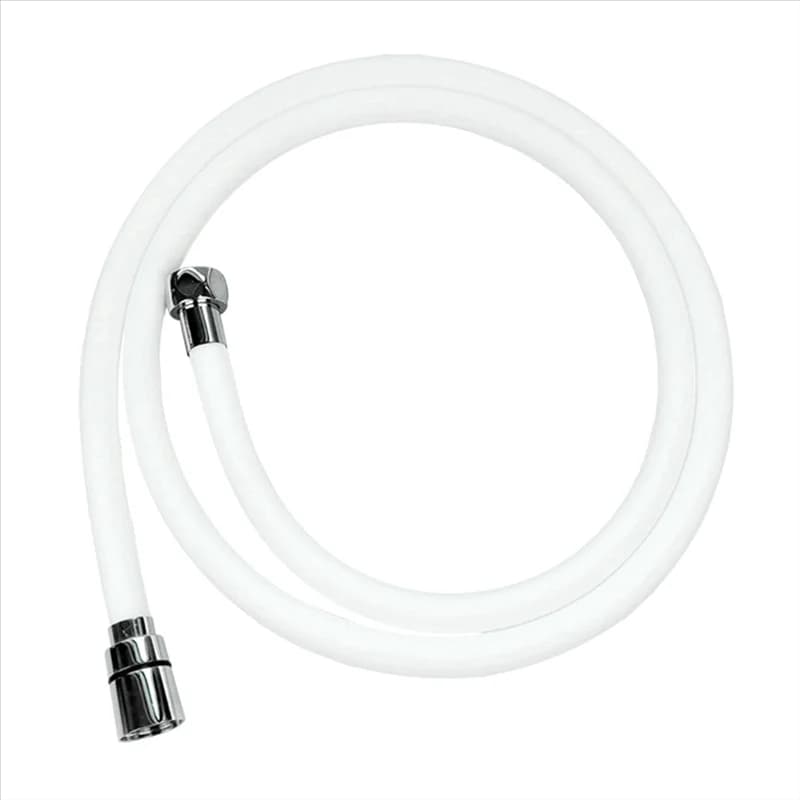 WORTHOWN-Tubo flessibile per doccia in silicone da 1,5 m con angolo regolabile, disponibile nei colori cromato, spazzolato, bianco e oro.