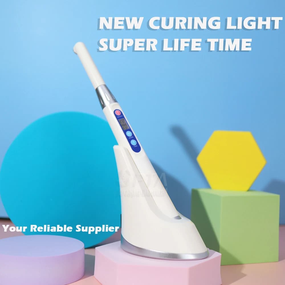 LED Dental Curing Lamp 1 second photopolymerization with 3 modes of operation Full power Adjustable working time Teeth whitening tool for dentist