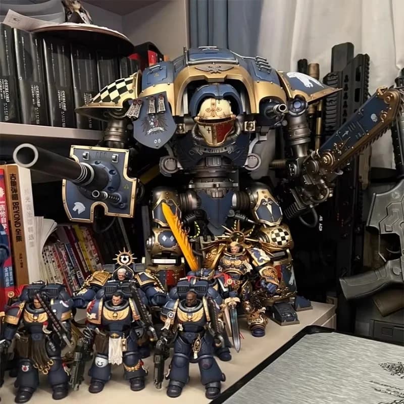 Genuine Ready‑To‑Ship Joytoy Warhammer 40k Imperial Knight House Tyrell Paladin 1/18 Mecha Action Figure For Adult Hobbyists