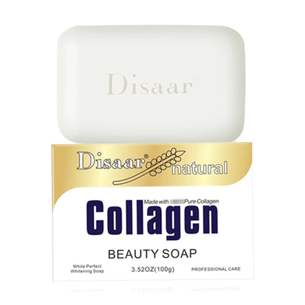 100g Collagene idratante Riparazione della pelle Pulizia del viso Sapone sbiancante al collagene Sbiancante antietà
