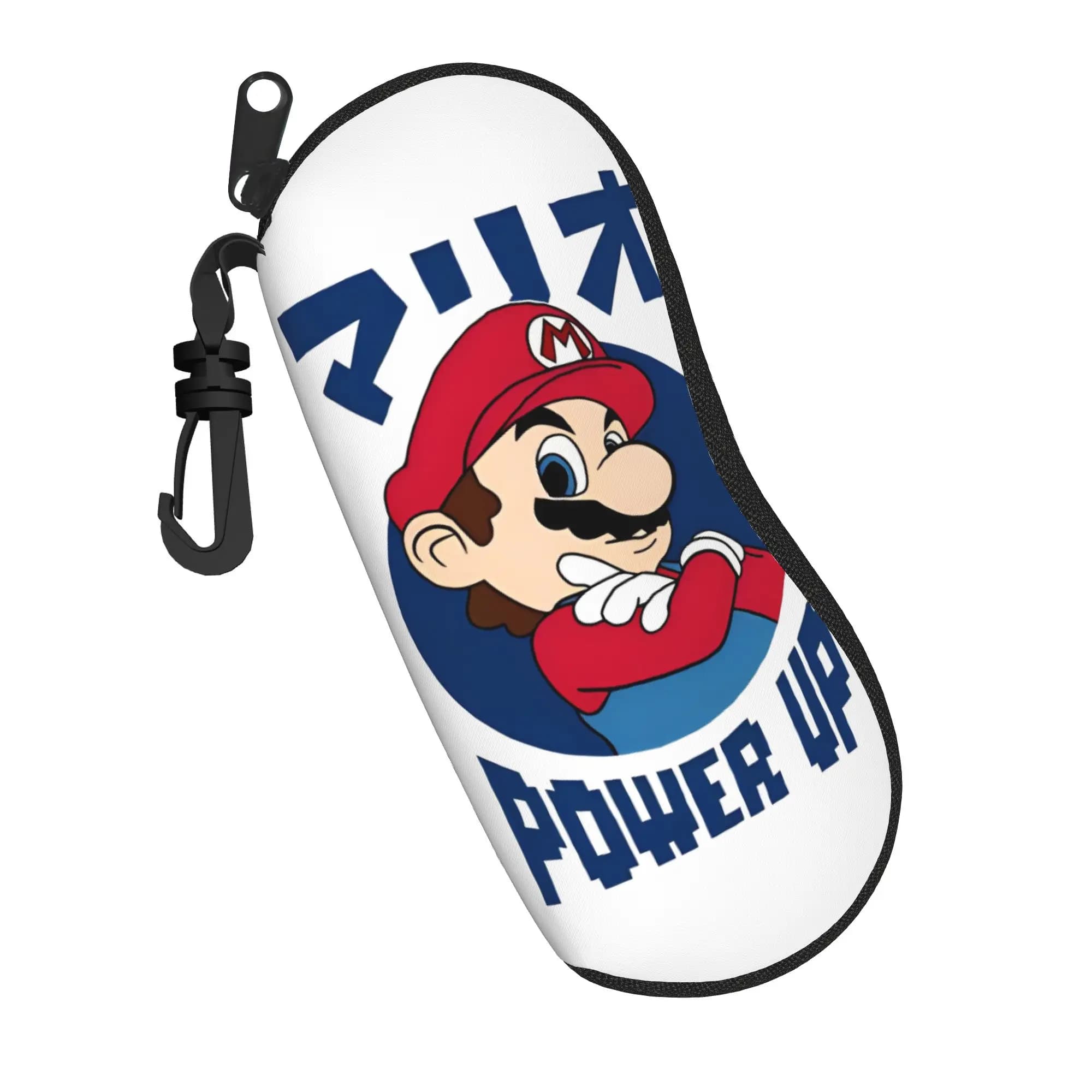 Custodia per Occhiali Marios Power Up Unisex con Cerniera Protettiva, Scatola Porta Occhiali da Sole