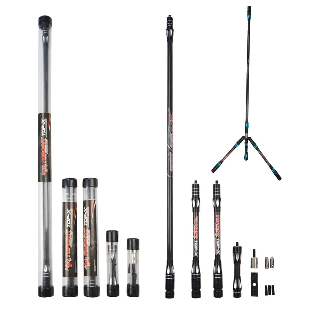 1Set Tiro con l'arco Stabilizzatore in carbonio Barra di equilibrio Asta Ammortizzatore Arco composto Caccia Tiro Ammortizzatore Arco Freccia Bersaglio Acc