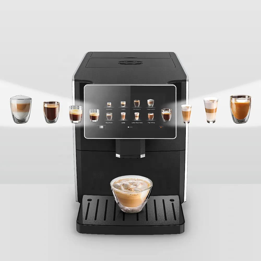 Automatic Smart Coffee Machine Five Languages Household Intelligent Automatic Espresso Coffee Machine