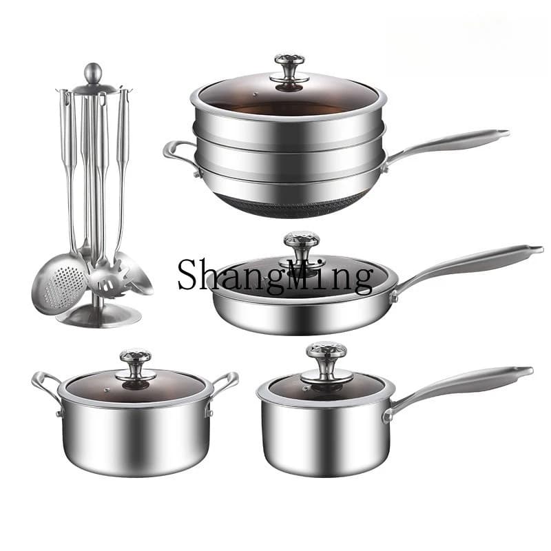 DSA stainless steel pots set, milk and soup frying pan, multipurpose kitchen set for domestic use.