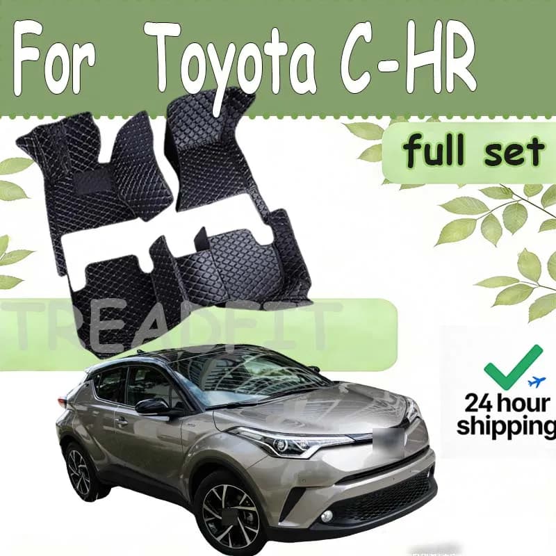 Car Floor mats for Toyota C-HR CHR 2016 2017 2018 2019 2020 Carpets Rugs Pads Interior Parts Accessories