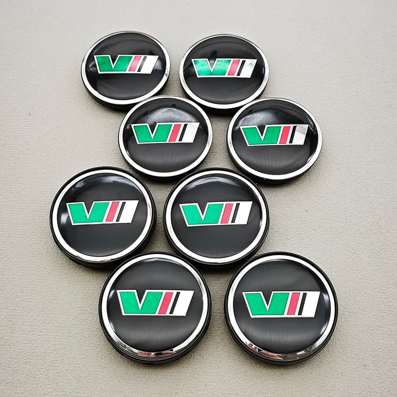 4 Pz 56/60mm Coprimozzo Ruota Auto Copertura Cerchione Logo V Distintivo Per Skoda fabia octavia Rapid kodiaq superb 3 A4 A5 Mk3 karoq Accessori