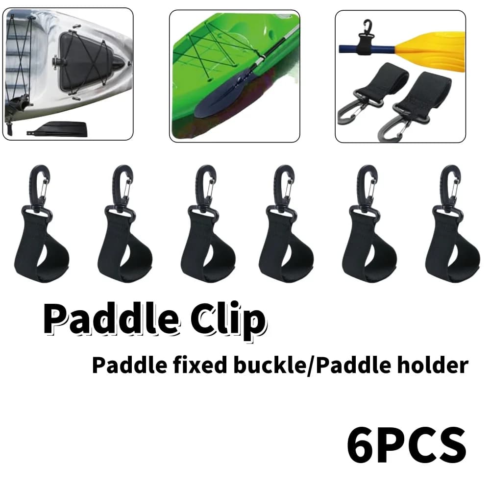 6 pezzi porta pagaia per kayak clip per pagaia gommone paddle keeper per kayak sup paddle board portabicchieri accessori per barche