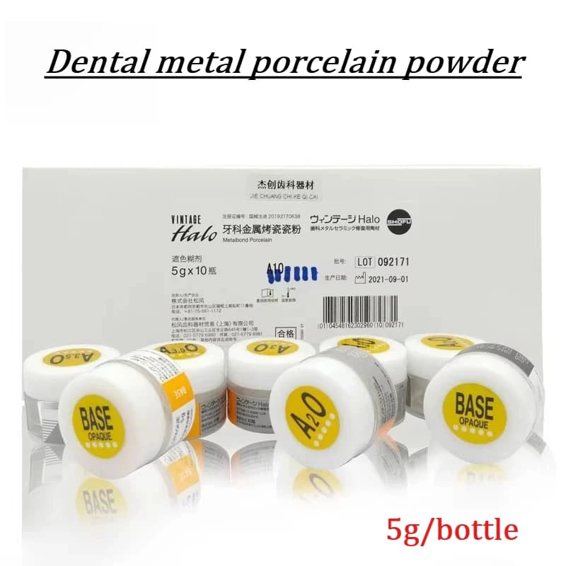 Materiali dentali Elaborazione della protesi Pasta MP Pasta ceramica metallica dentale Materiali dentali opachi Adesivi metallici Ceramica