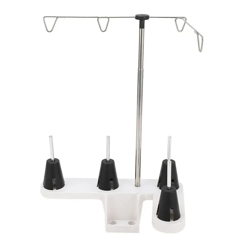 【GIORNO DEL GIORNO DI GRAZIA】Portafilo multiuso per macchina da cucire, supporto per 4 rocchetti, vassoio mobile per cavi, sistema di supporto per cavi dal design a pagoda