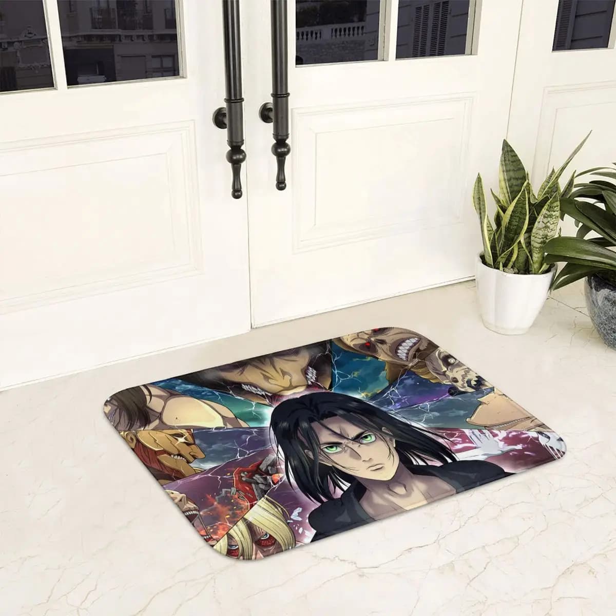 Attack On Titan Zerbino Durable carpet Cooking entrance Mat House for mats bedside balcony