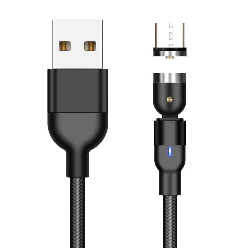 A003 540 Magnetic cable Micro-USB Type C Magnetic charger for fast charging phone for 12 11 Pro X Max 7 8 Plus for