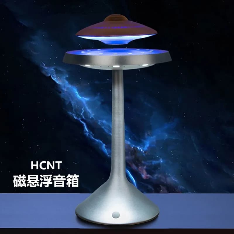 Levitazione magnetica Bluetooth Stereo Ricarica wireless Ufo Life Altoparlanti Bluetooth wireless Lampada alla moda