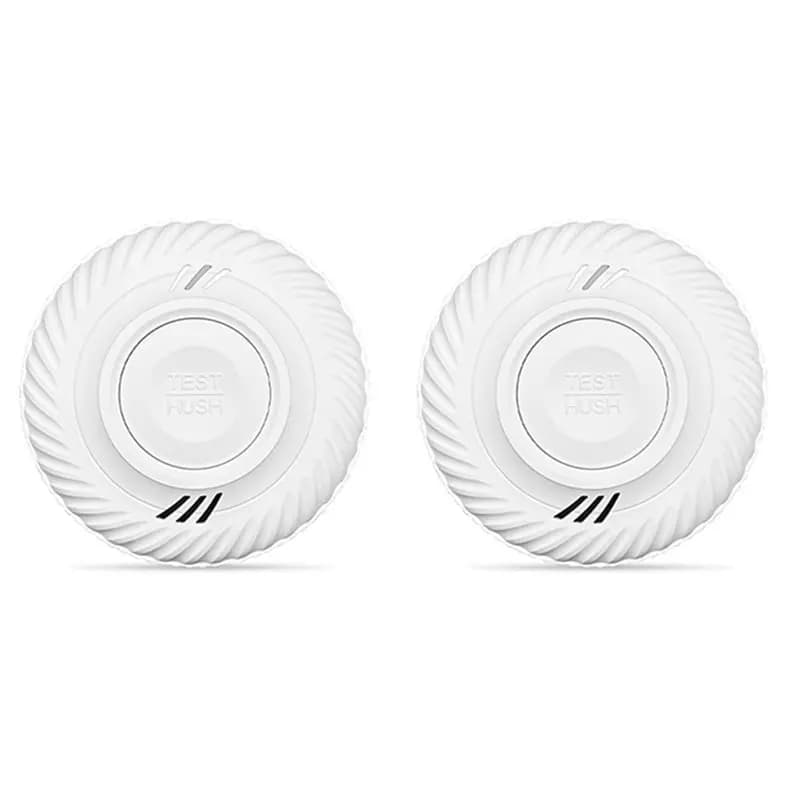 Rilevatore di Fumo ABSQ con Wi-Fi, Allarme Sonoro 85Db, Lunga Durata della Batteria, Controllabile tramite App Tuya Smart Life, Sistema di Sicurezza Antincendio Domestico