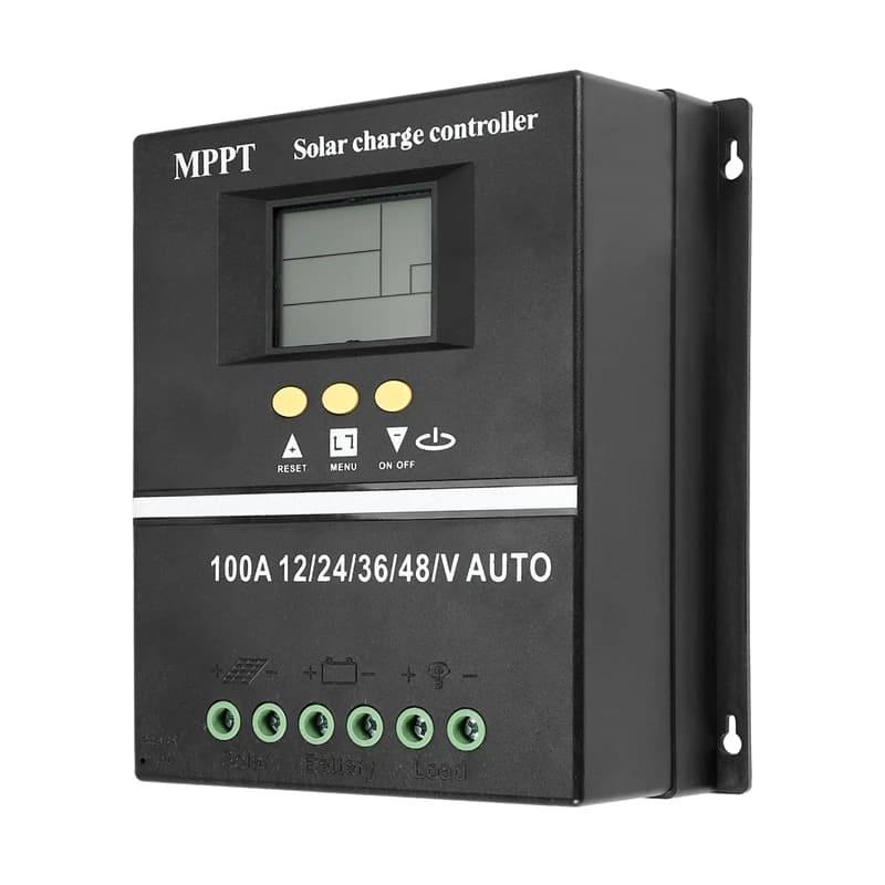 M05K PWM 12V 24V 36V 48V Regolatore di carica automatico del pannello solare Caricabatteria solare fotovoltaico con regolatore solare LCD MPPT
