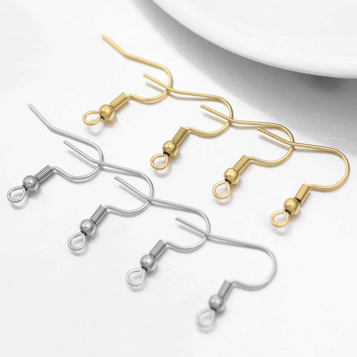 10-20 Pz 19x21mm Stainless Steel Earrings Earrings Chains Hooks Fittings Handmade FAI Jewels Hooks Hooks Earrings Pendaglio Earrings