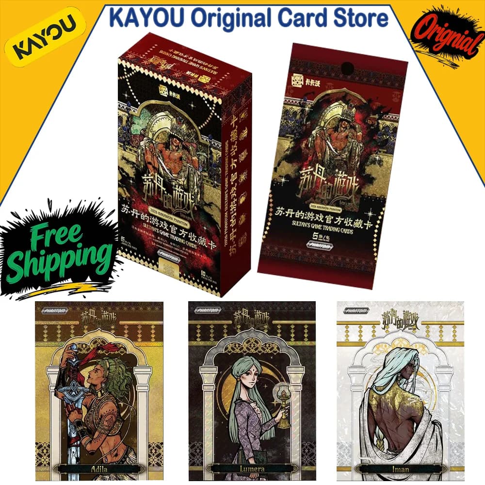 Autentica Carta da Gioco KAKAWOW PHANTOM Sultan's Game 2026, Edizione Collezionista Eternity Trial, Serie di Carte da Collezione, Blind Box, Regali per Giochi