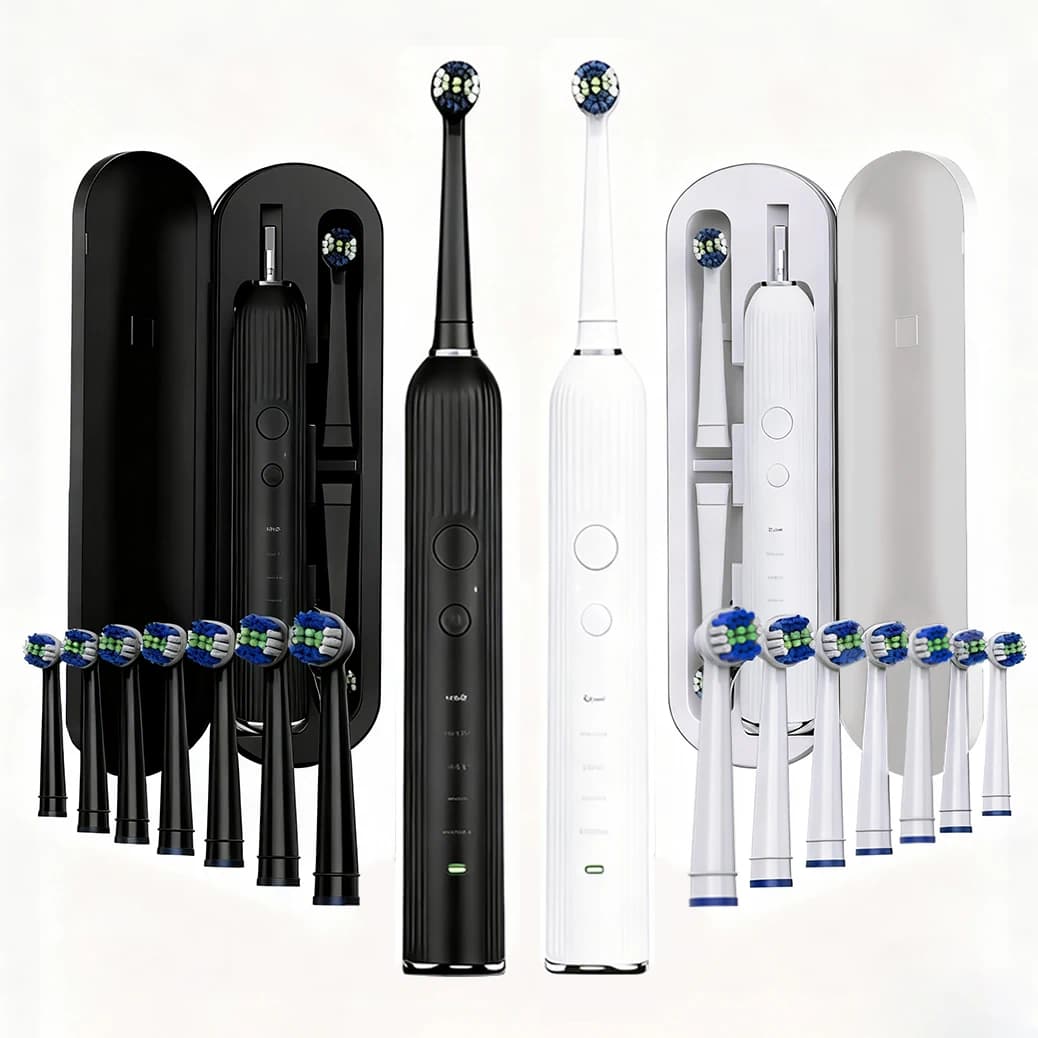 Compatible with Philips intelligent rotating electric toothbrush, waterproof rechargeable rotating smart toothbrush