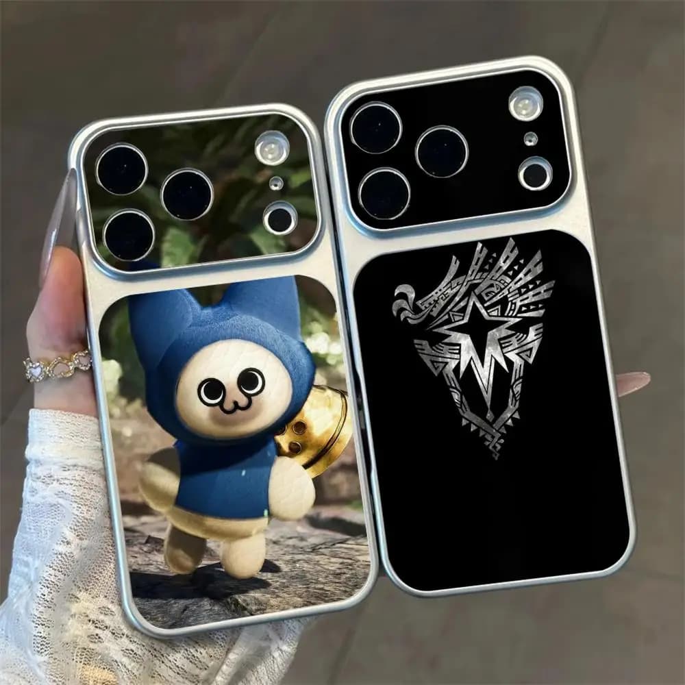 Hot M-Monster H-Hunter Game Phone Case For iPhone 17 16 15 14 13 12 11Plus Pro Max Soft black Shockproof Cover