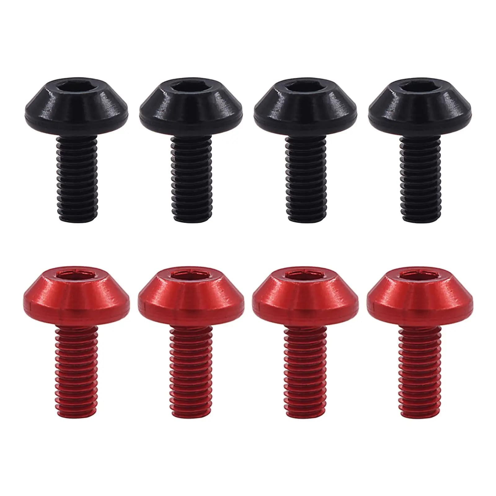 Confezione da 4 gabbie per bottiglie d'acqua, bulloni a vite, M5 x 12 mm, maniglia per portabottiglie