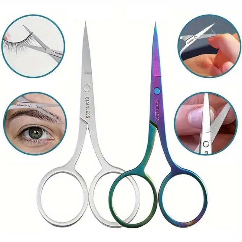 Artistic Nails Scissors Eyebrow Makeup Eyebrow Eyelash Trimmer Removal of Face Hair Manicure Nail Scissors Tool for Cuticol Accessories Scissors