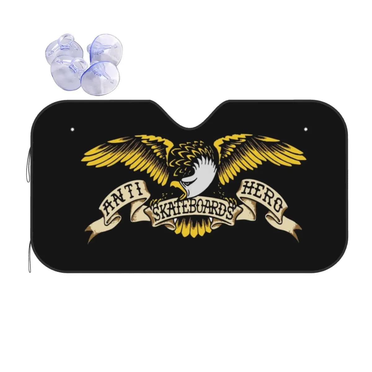 Anti Hero Skateboard Parasole Parabrezza Parabrezza anteriore per auto Finestra Visiera parasole Accessori Coperture