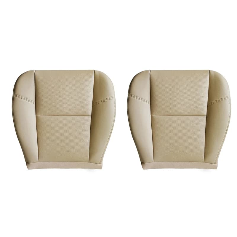 2X Car Front Driver Side PU cuscino del sedile in pelle coprisedile inferiore per Cadillac Escalade 2007-2014 Beige