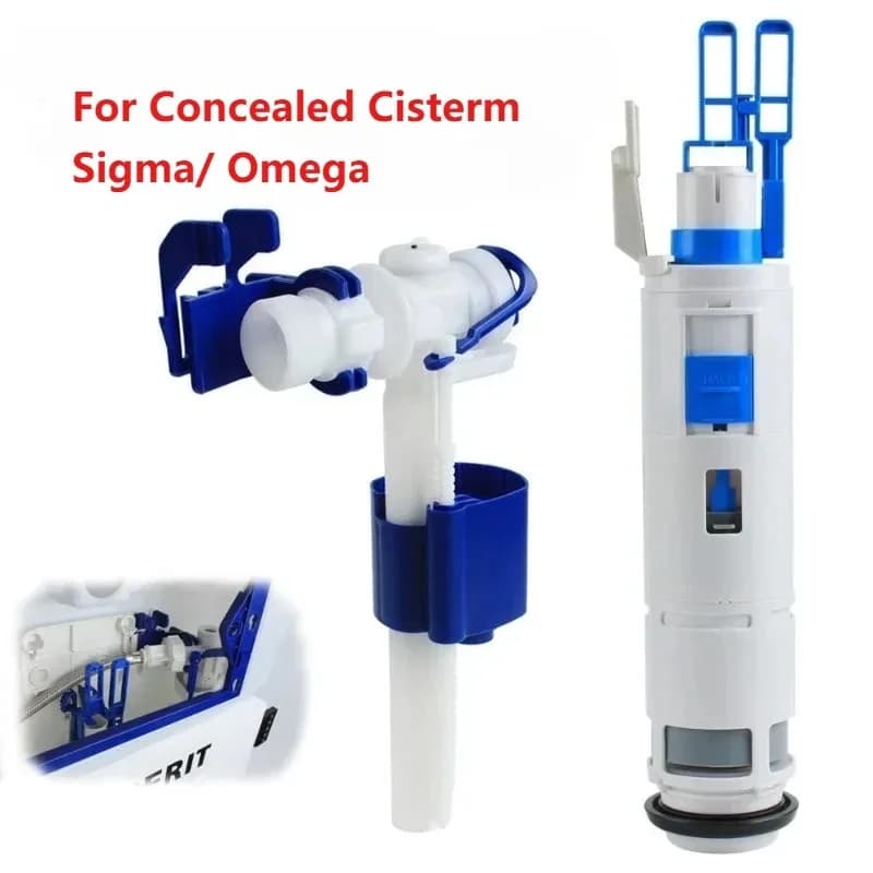 Fill Valve Flush Valve Compatible with GEBERI-T Omega/ Delta Concealed Cistern Typ383 Typ212 UP300 UP320 UP100 130 244.820.00.1