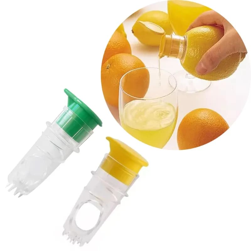 ​ Spremiagrumi manuale in plastica per uso alimentare, limone, arancia, lime, estrattore di succo efficiente con conservazione della freschezza