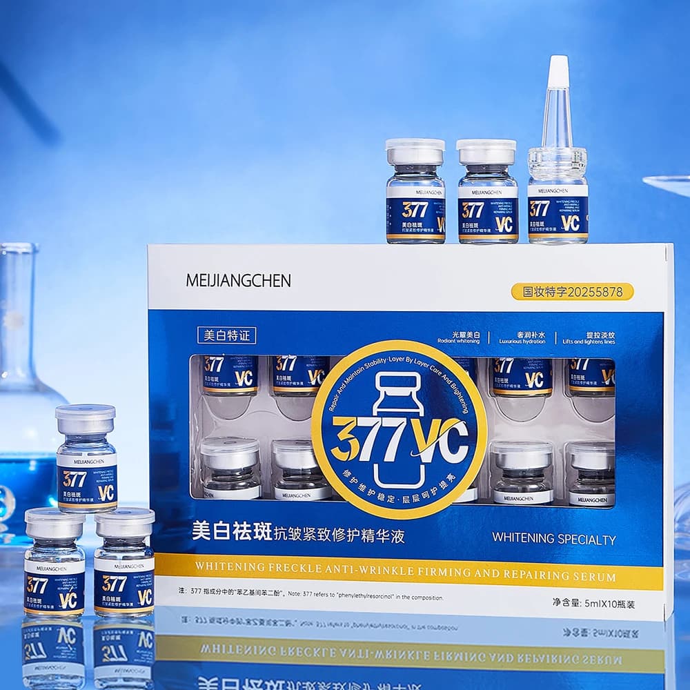 10 Pieces 377 Serum Faced with Vitamin C Anti-Wheel Reparator Hydrating Reparator Lighting Korean Skin Care