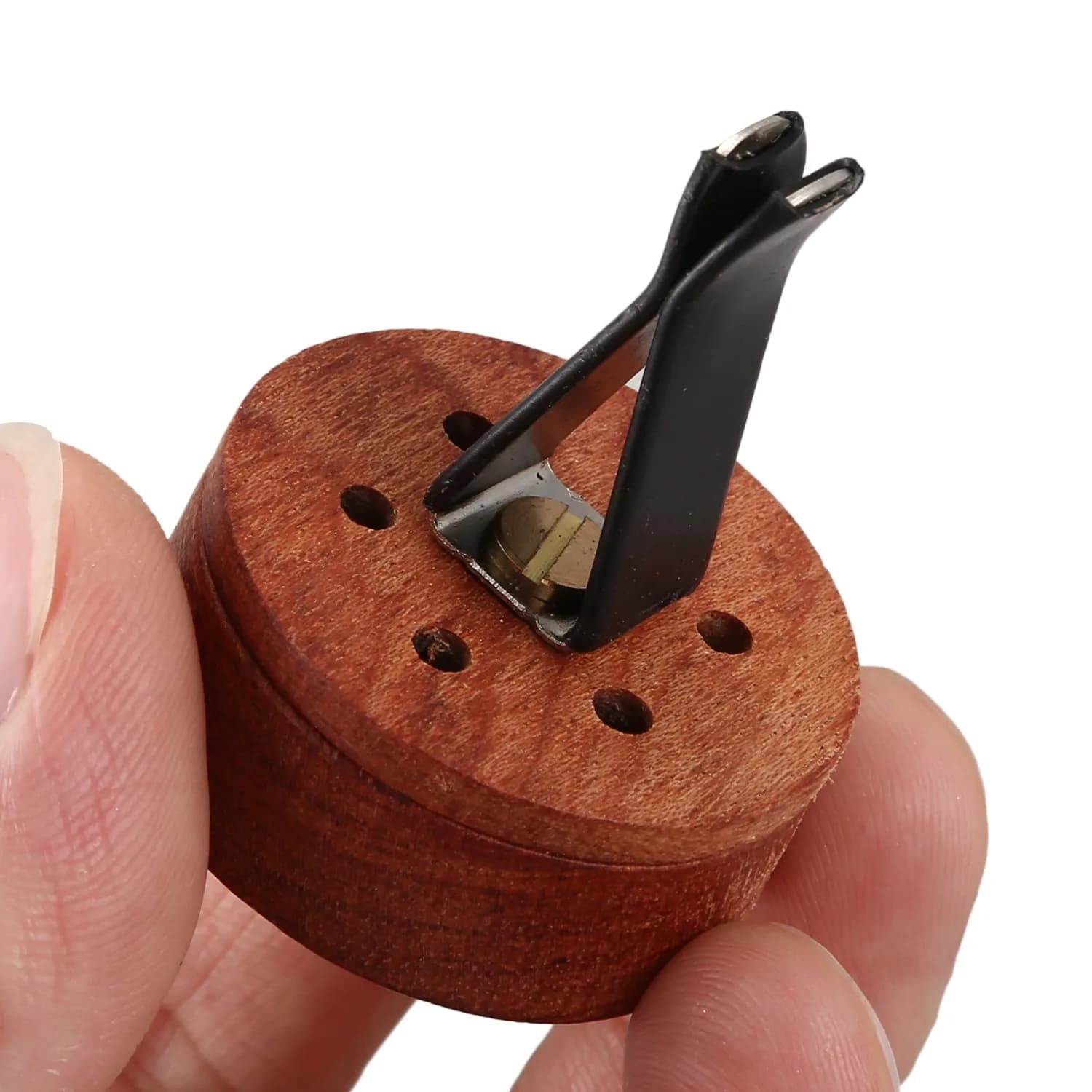 Pop Essential Oil Diffuser For Car With Vent Clip, Wooden Stainless Steel Lava Stone Aromatherapy Diffuser Locket Mini Air Fresh