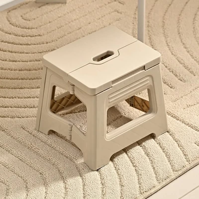 Sedia Pieghevole Mini Leggera e Regolabile in Altezza, Seduta Portatile in Plastica per Campeggio e Pesca, Regalo Ideale per le Vacanze