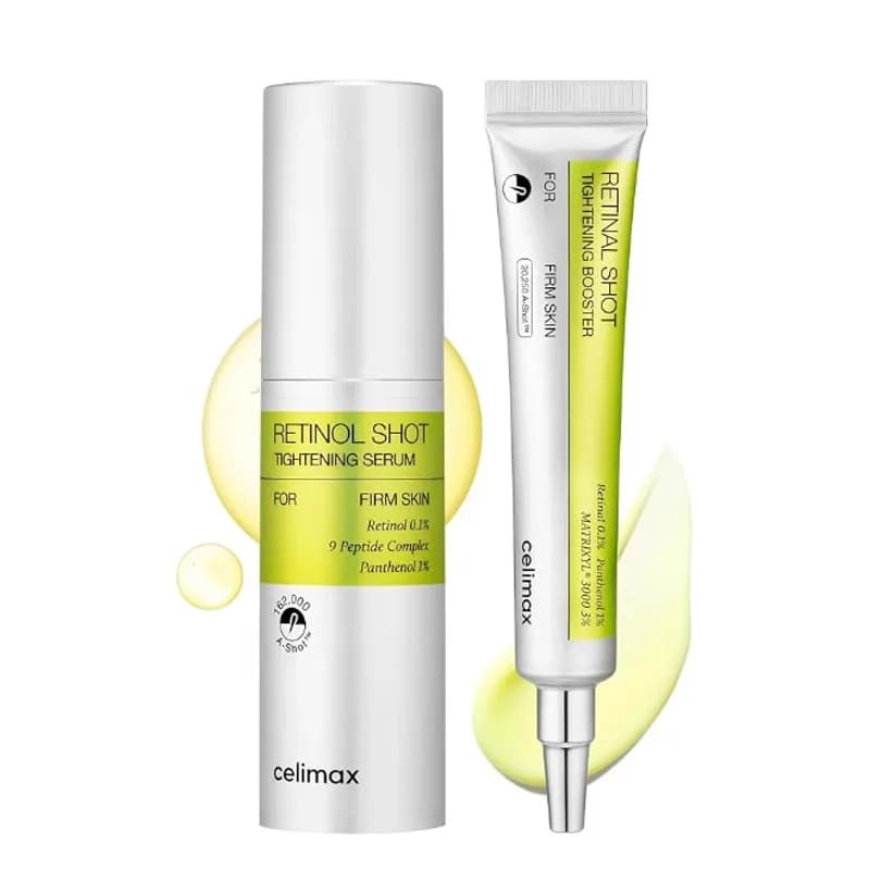 Celimax Retinol Vitamin C Hydrating Shot Strengthening Booster Face Cream Serum for Eyes Retardant Dark circles Hydrating
