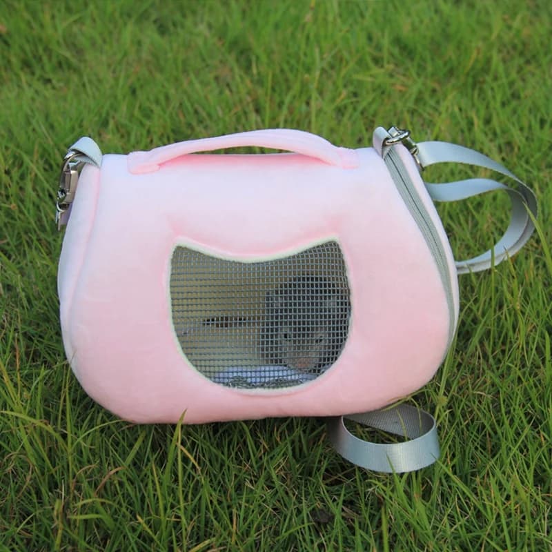 Mini animale maiale criceto borsa da trasporto per animali domestici Flee Piccole razze piccole gabbia da trasporto borsa da viaggio casa calda per piccoli mouse ratti merci