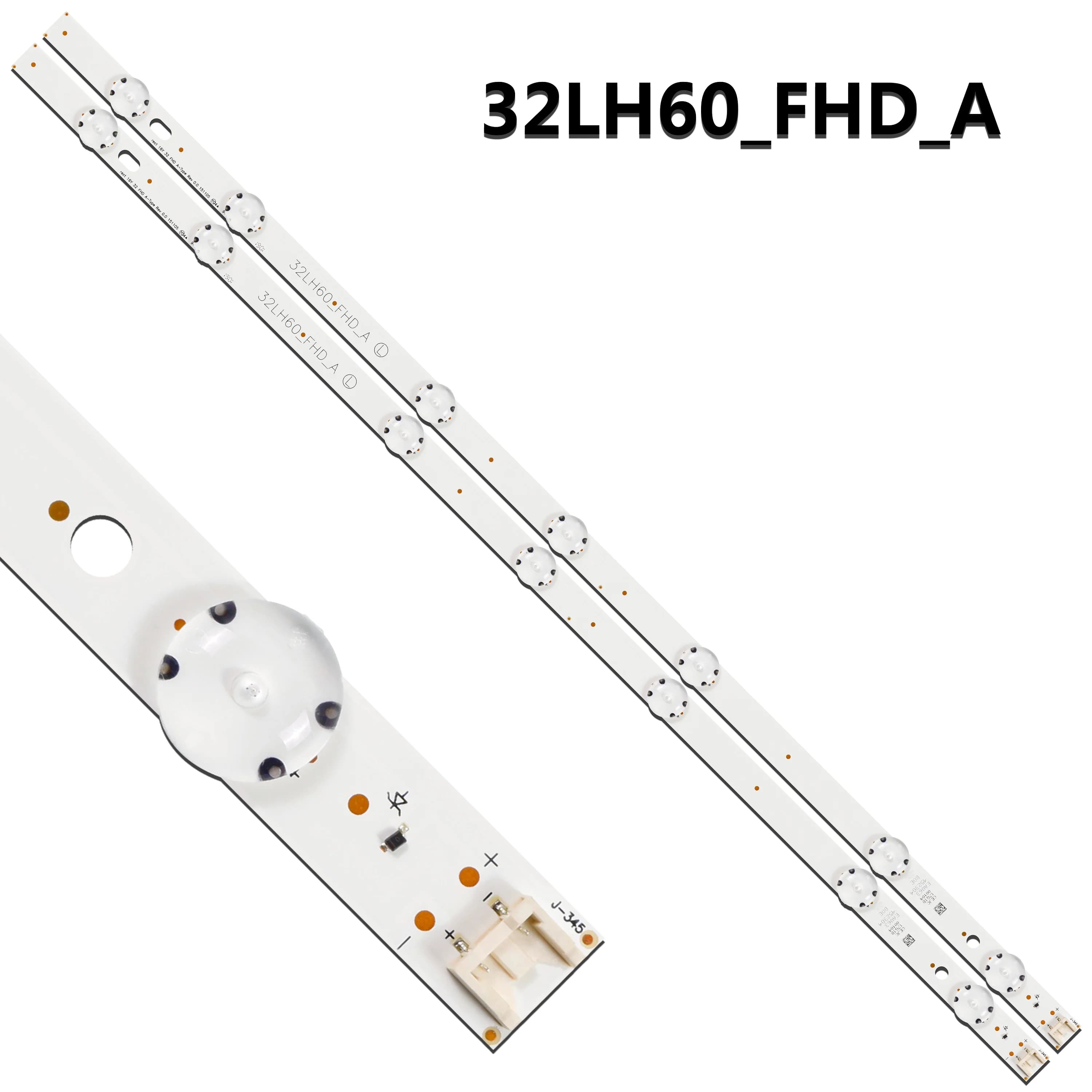 LED blacklight strip for 32LH609V 32LH6407 32LH6040 32LH604T 32LH640T 32LH604 32LH541V 32LH530V-ZH AGF79044702 AGF79044701