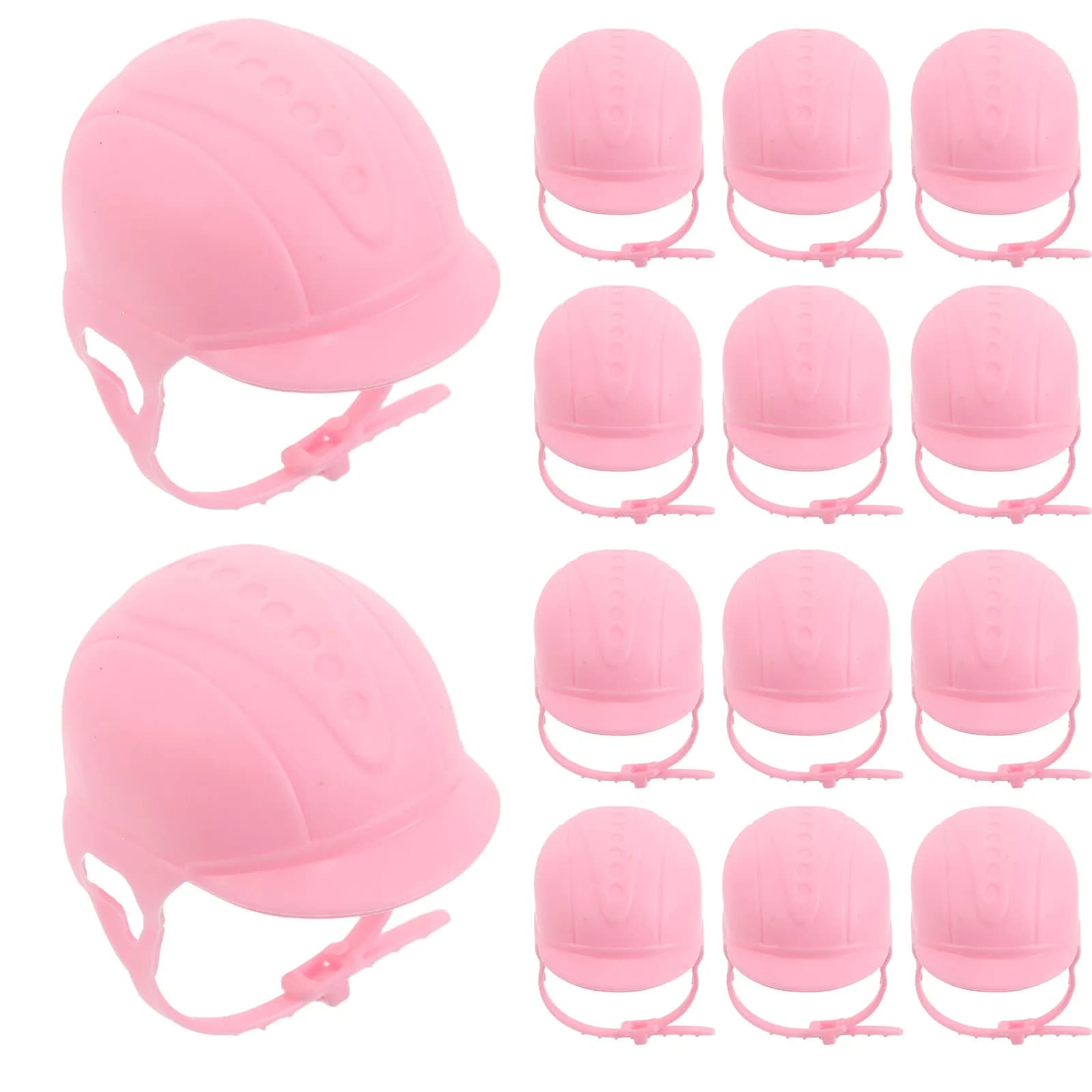 Set of 20 30 cm Bicycle Protective Miniature Helmets, Ideal for Open Games, Party, Role Games and Creative Cycling Equipment