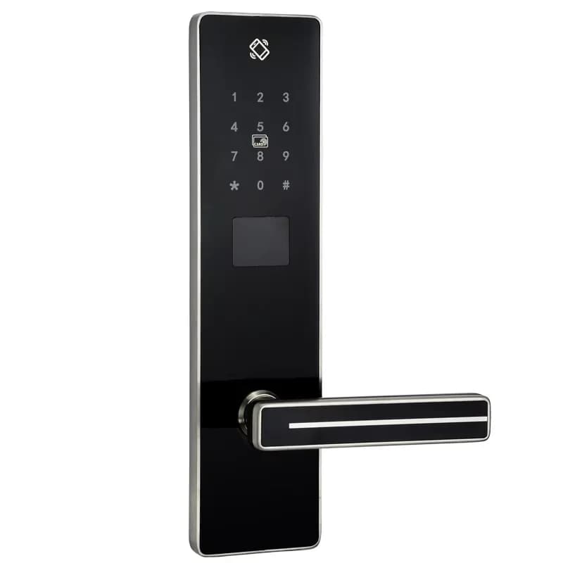 Serratura Intelligente Senza Chiave con Tastierino, Sistema di Sicurezza Domestica Elettronica con Codice, Serratura RFID per Appartamenti
