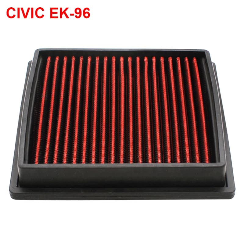 Accessori di aspirazione del filtro dell'aria per auto per Honda CIVIC EK-96 Pannello di ricambio ad alta potenza Filtro dell'aria lavabile riutilizzabile