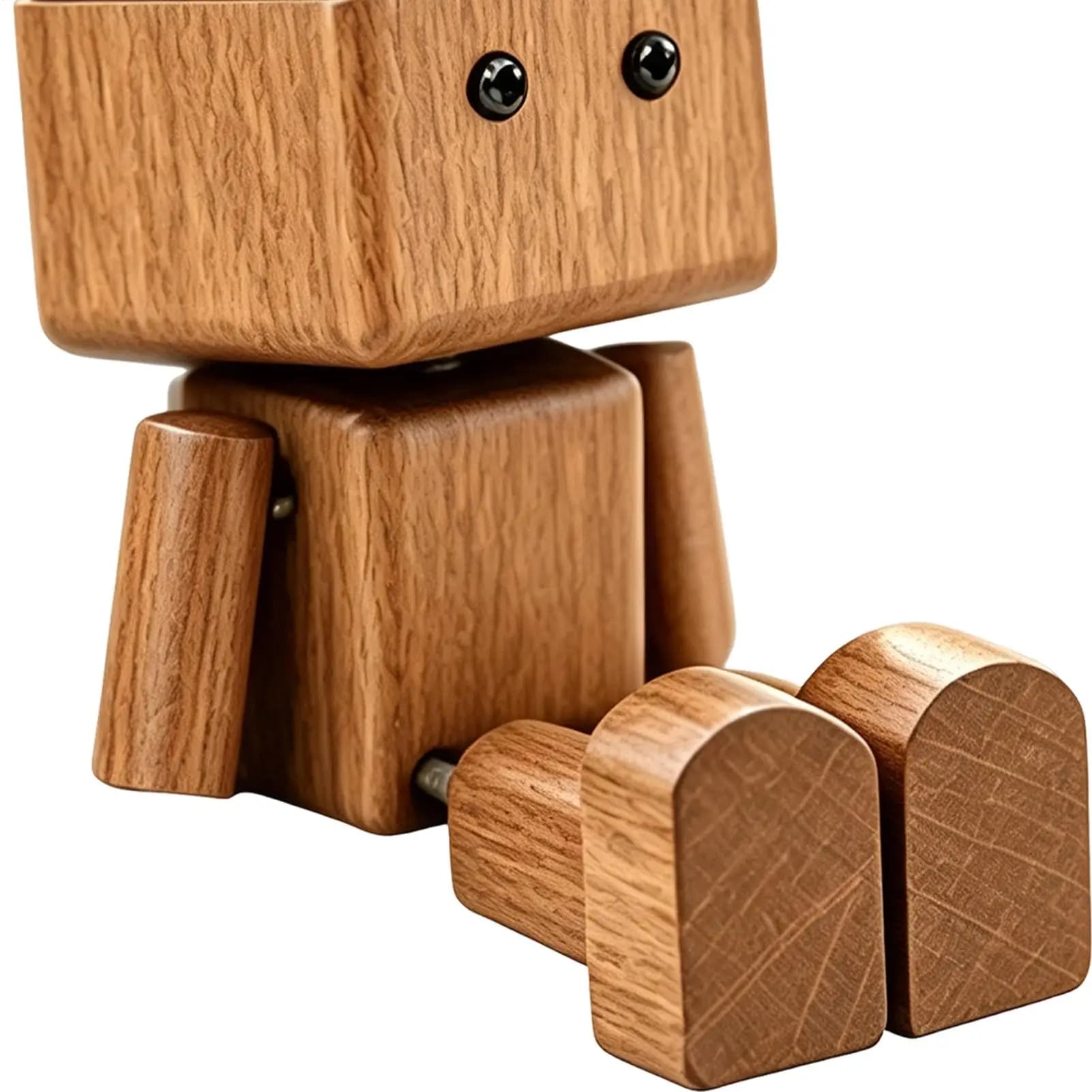 Car Air Freshener Cute Wood Robot Shape Automobile Decoration Auto Fragrance Decoration For Drivers Modifiers Travelers Trucks