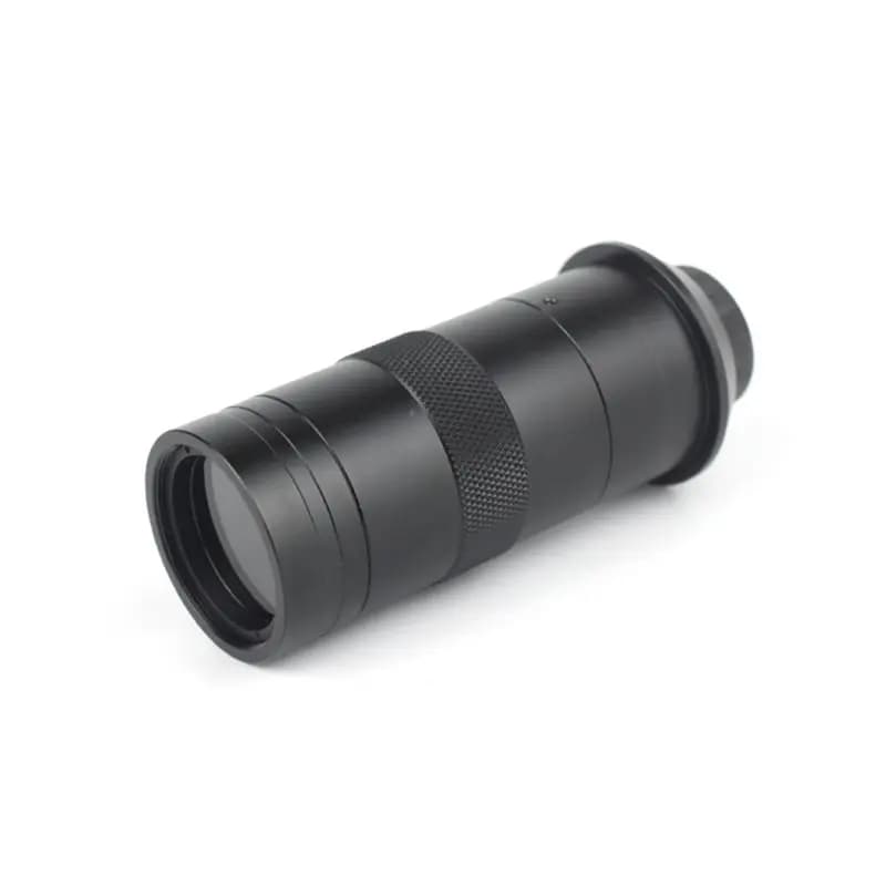 FEDI-Video Messa a fuoco regolabile 180X 130X C-MOUNT Obiettivo per fotocamera per microscopio per uso industriale per fotocamera VGA compatibile
