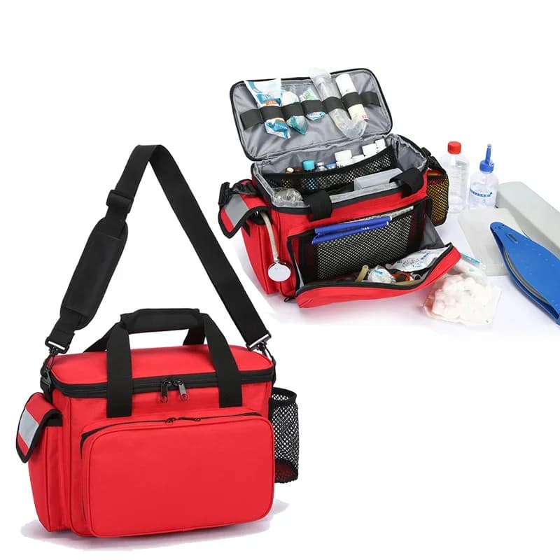 Kit di Pronto Soccorso Portatile per Esterni, Borsa Medica Multiuso con Ampio Spazio di Isolamento, Borsa Medica d'Emergenza per Sport e Viaggi