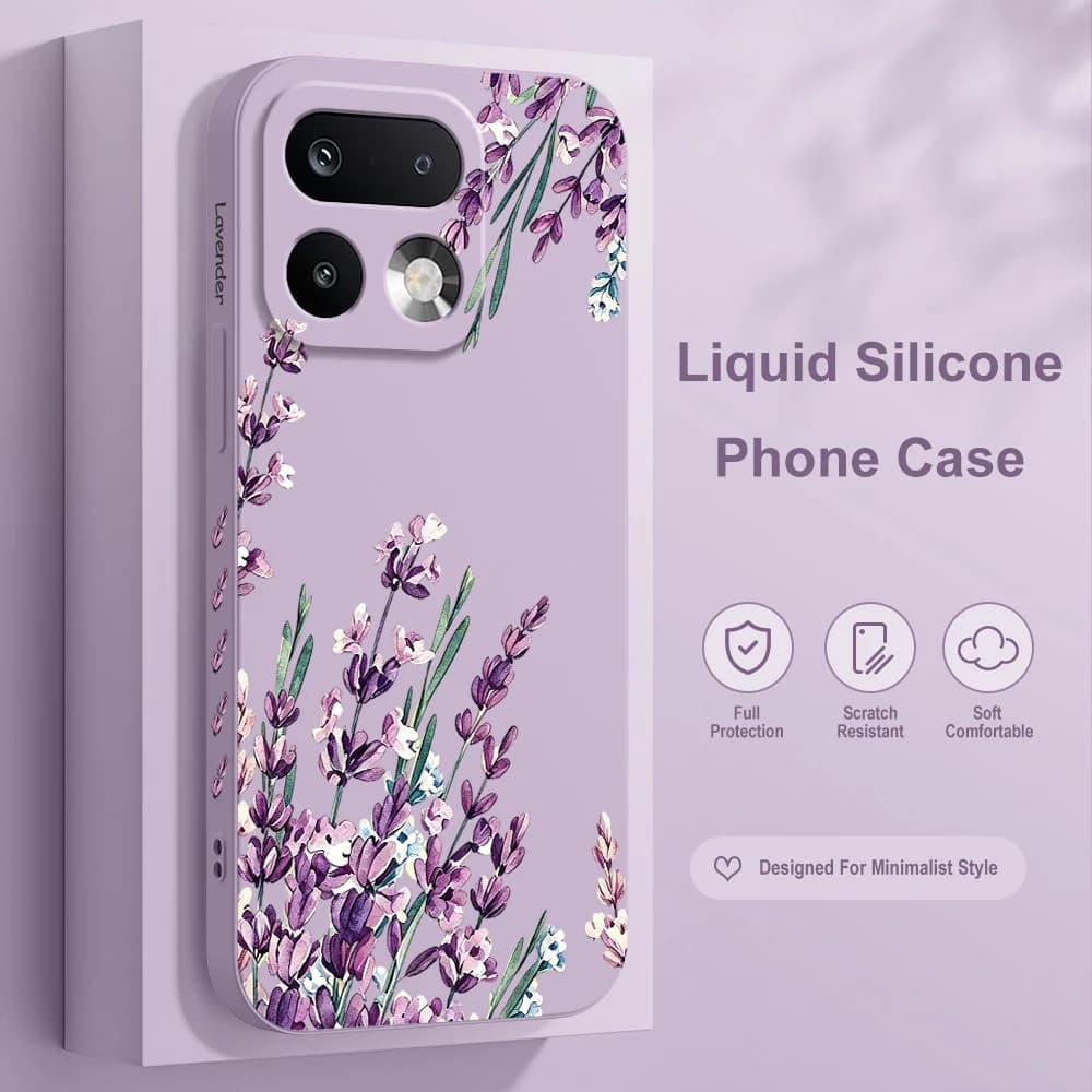 Lavender Sprig Phone Case For Oppo Realme 16 15 15T 14 13 12 11 10 9 9I Pro Plus 4G 5G Silicone Soft Cover
