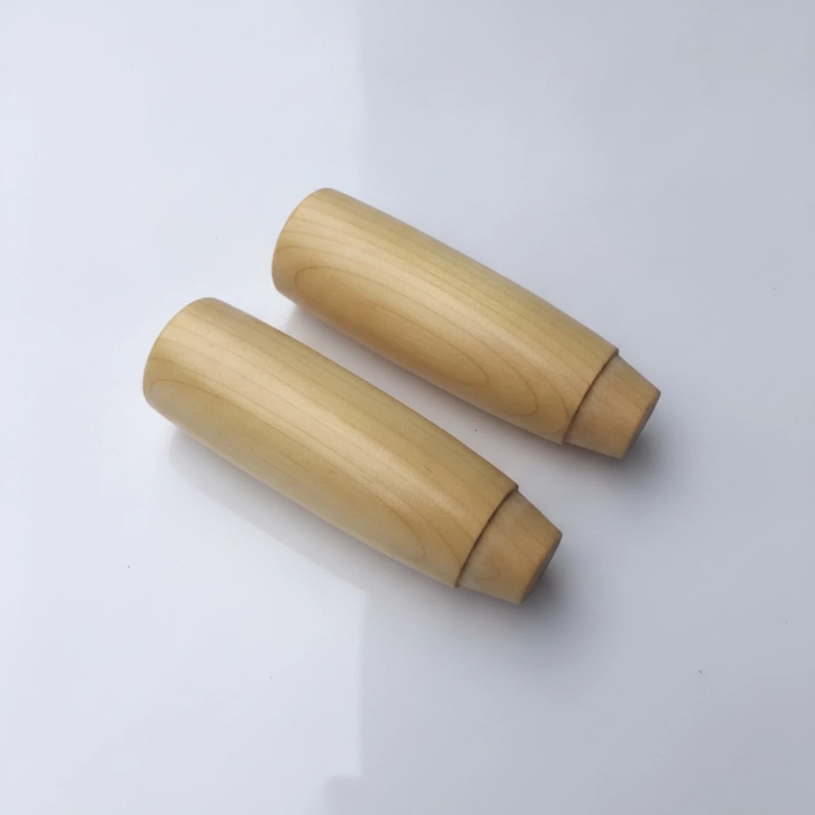 2 Pieces Wooden Blade Handle Tapered Blade Handle with Ferrule Tool Smooth Ergonomic for DIYers, Woodworking