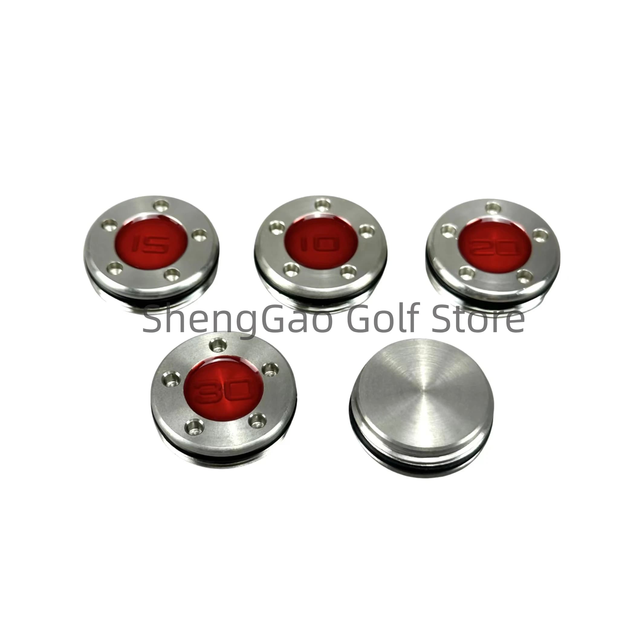 Pesi Personalizzati Rossi per Putter da Golf Compatibili con Scotty Cameron Newport 5g/10g/15g/20g/25g/30g/35g/40g/45g