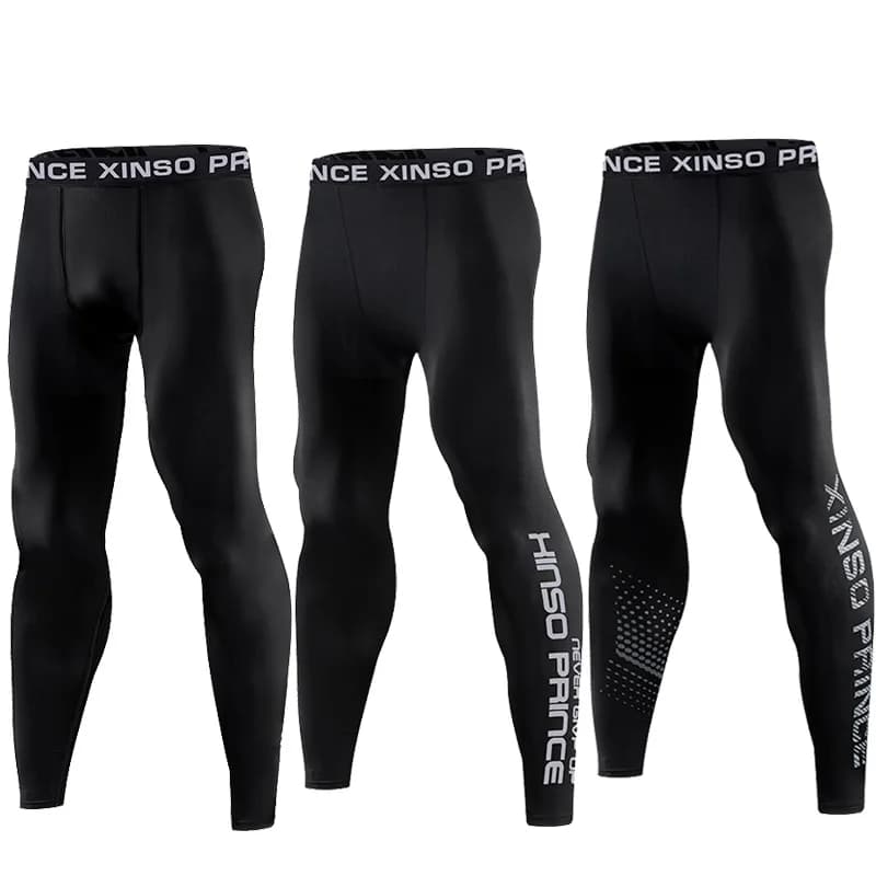 Pantaloni da compressione da palestra attillati da uomo Abbigliamento sportivo ad asciugatura rapida Collant da corsa Legging da uomo Allenamento fitness Leggings sportivi da palestra sexy