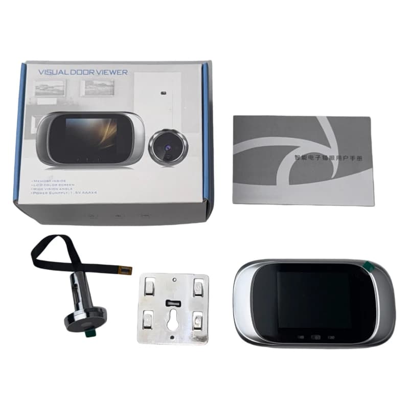 Telecamera spioncino digitale da 2,8 pollici con schermo LCD 130 ° Campanello video HD grandangolare e monitor per schermo Smart Home