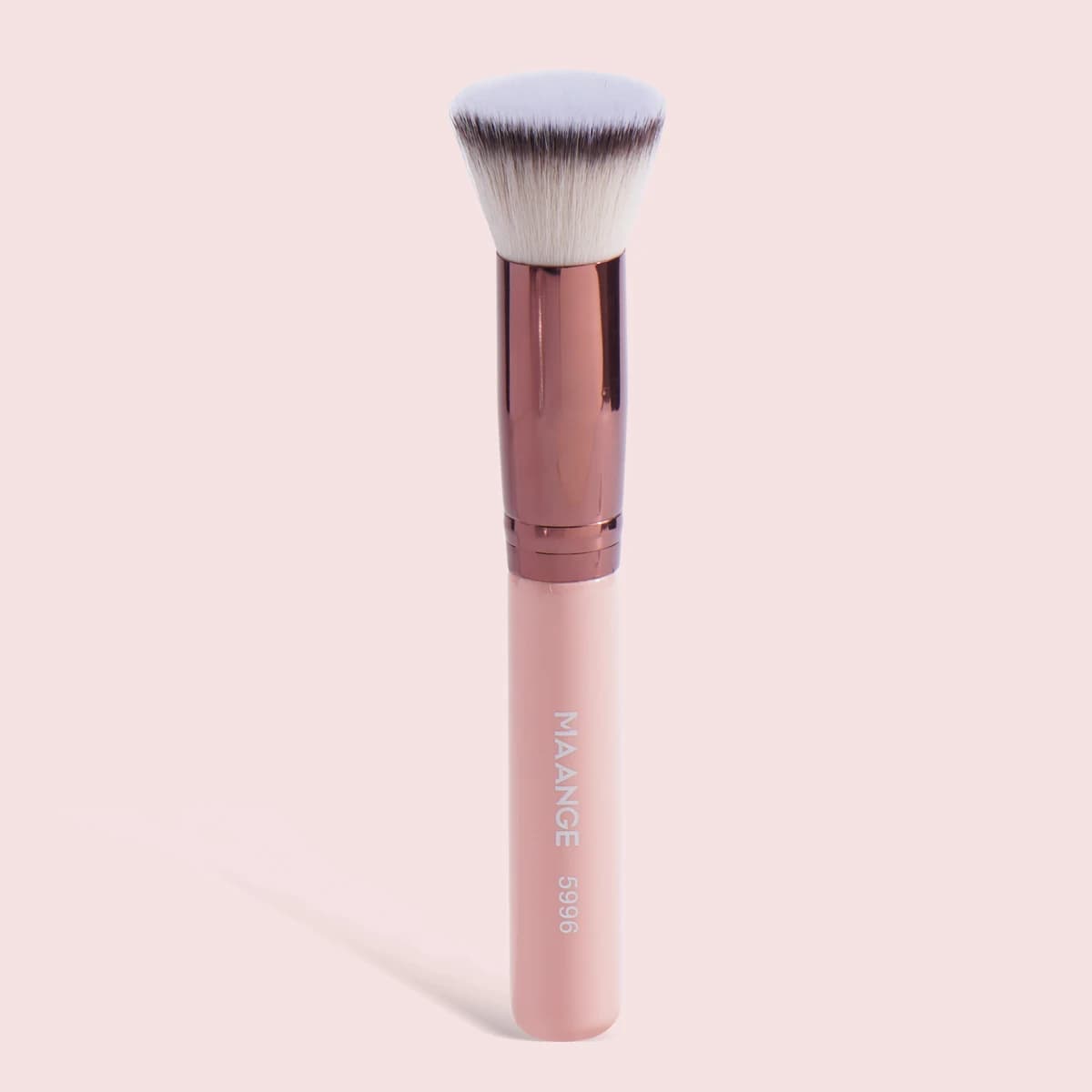 MAANGE 1PCS Pennelli per trucco Flat Top Kabuki Fondotinta Pennello per trucco per crema liquida Contorno in polvere Miscelazione Strumento di bellezza cosmetica