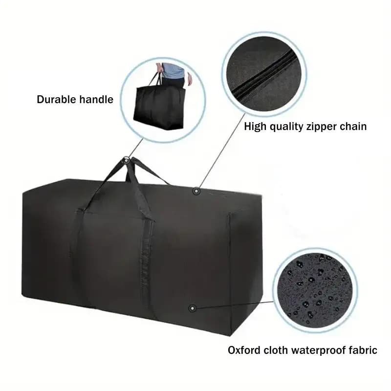 Nuova Borsa Contenitore Impermeabile in Tessuto Non Tessuto per Campeggio, Bagagli, Lavanderia, Shopping, Organizzazione Domestica