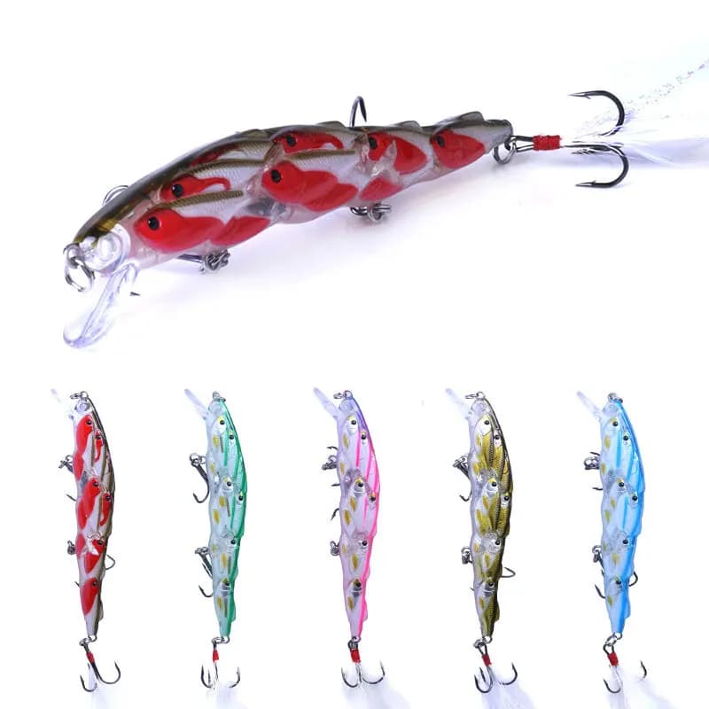 ZWICKE 11.5 cm/15.7g Carpa Fishing 1 pcs Dealing Wobbler Minnow BaitArtificial Duro BaitBasso Plastic FishCrankbait Fishing