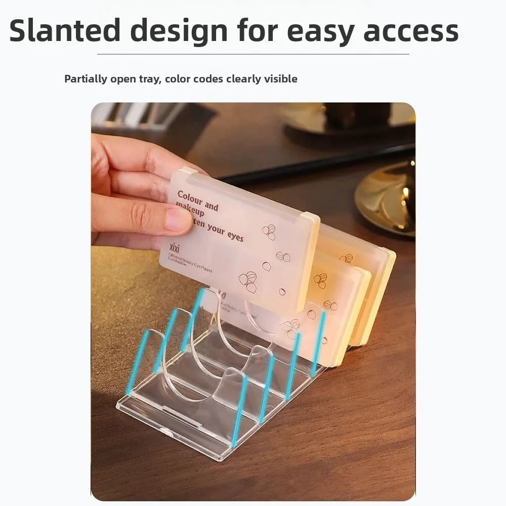 Mini High Transparency Cosmetic Stand Dust Storage Tray for Acrylic Multifunctional Flood